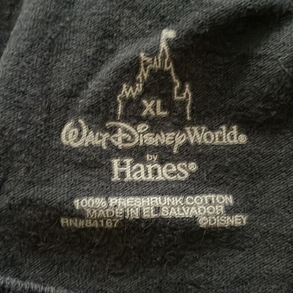 Disney XL Hanes short sleeve t-shirt 2008 Walt Disney World hats navy blue - Picture 4 of 7